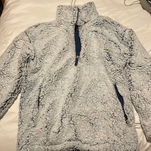 Sherpa zip up pull over